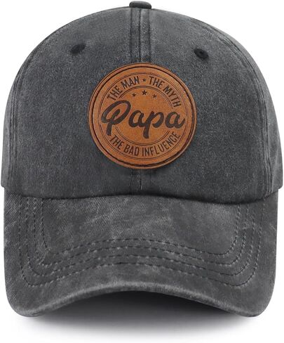 The Man The Myth The Legend Hat for Men, Funny Adjustable Cotton Family Baseball Cap in Kuwait