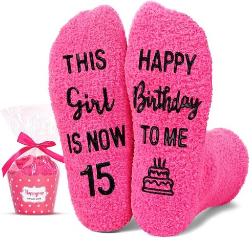 HAPPYPOP 13th Birthday Gifts Ideas Girls - Teenage Girl 13Yr Old Girl Birthday Gift Ideas, Happy 13th Birthday Socks for Teens Girl in Saudi Arabia