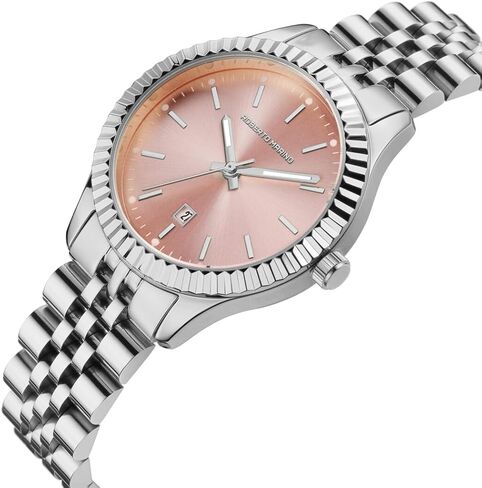 RM9381 Women’s Watch - الفولاذ المقاوم للصدأ ، الكوارتز الياباني ، الاتصال الهاتفي الوردي ، 3ATM مقاوم للماء in Kuwait
