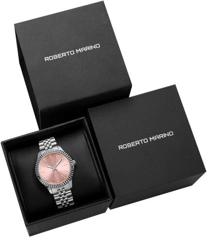 RM9381 Women’s Watch - الفولاذ المقاوم للصدأ ، الكوارتز الياباني ، الاتصال الهاتفي الوردي ، 3ATM مقاوم للماء in Kuwait