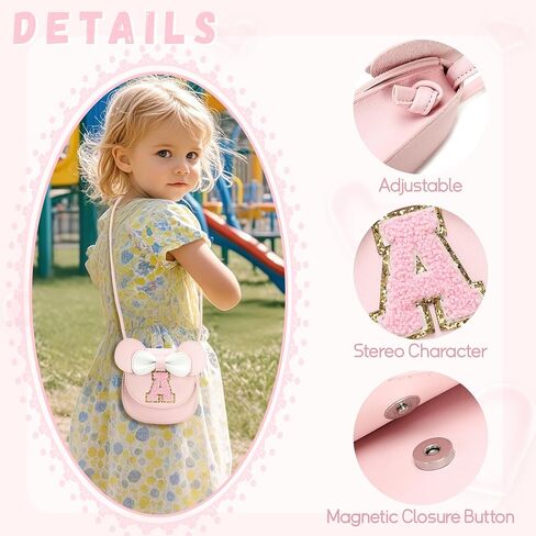 Kids Mini Toddler Purse For Girls Ages 2-6 Birthday Gifts Mouse Ears Purse Pink R in Saudi Arabia