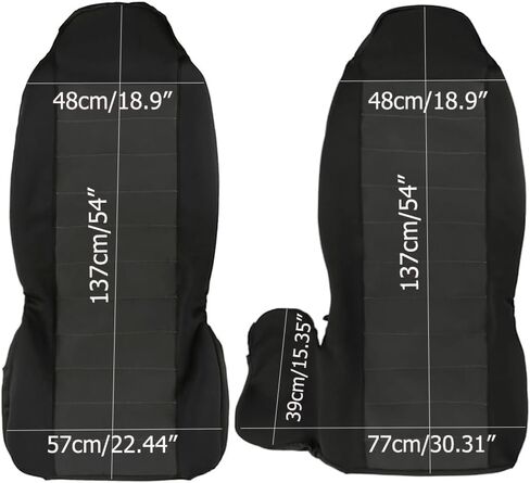 Car Seat Cover Fit for Ford Ranger 2004-2012 60/40 Highback, 2 PCS Front Car Seat Covers for 2004 Ford Ranger Seat Covers,Breathable Cotton Replacement Seat Covers,Deep Grey in Kuwait