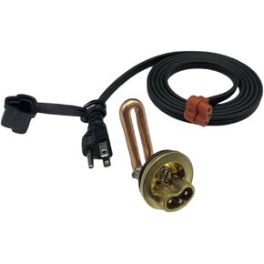 3100130 Engine Block Heater for Chevrolet and GMC 2001-2008 V8-6.6L, Diesel (Duramax), 2007-2015 V8-6.6L Diesel (Duramax), 40mm Diameter，120V 1000W