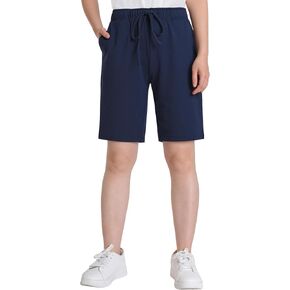 Weintee Women's Petite Bermuda Shorts طول صغير