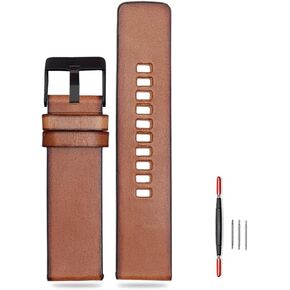 Zhuolei Diesel Retro Handmade Watch Band ، Quick Fintage Vintage Calfskin Leather Leather Watch Presention ، اختيار عرض -22 مم 24 مم 28 مم 28 مم.