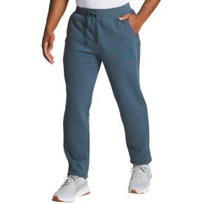 PUMA Men's Tapered Leg Elastic Waistband with External Drawstring Jogger (Blue,XX-Large)
