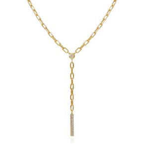 Vince Camuto Oval Chain Link Y Necklace for Women