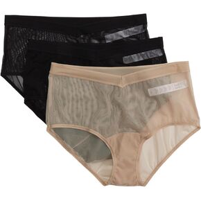 Hanky ​​Panky Women's Mesh Boyshorts 3 حزم