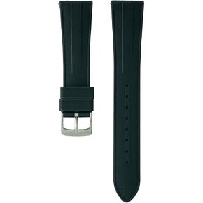 Skindiver Tropic FKM Rubber Tapered Watch Band - Quick Release (Stainless Steel) - 20mm, 22mm Watch Straps
