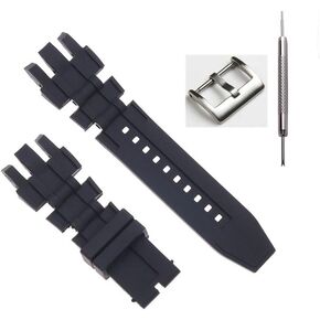 for Invicta Subaqua Reserve GMT Watch Replacement Rubber Silicone Band/Strap-Invicta Watch Strap 6180 6182 12040 12047 12051