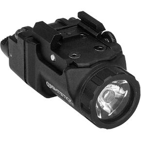 Nightstick TCM-5B ضوء مسدس صغير الحجم، نماذج السكك الحديدية القصيرة / الضيقة - 1 CR123 - أسود