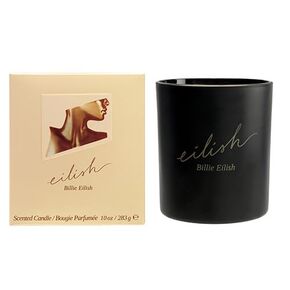Billie Eilish Scented Candle for Women, Luxury Aromatherapy Candle, Amber Gourmand Scent, Sugared Petals, Creamy Vanilla, & Warm Musks, Home Decor + Gift, 10 Oz