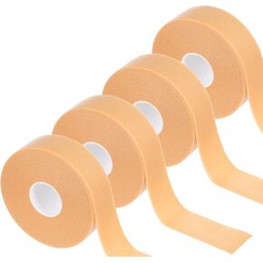 4 Roll Complexion Toe Tape, Anti-Wear Blister Prevention Tape, Heel Foot Tape for Pointe Shoes, Foam Tape for Pointe Shoes Hand Foot Heel Body Toe Skin Feet Chafing Protector