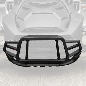 Front Bumper Guard Kit for Can-am Ryker, Black Front Vehicle Protection Profile Bumper Brush Guard Protector for Ryker 900 600 Sport & Rally All Models Accessories (Replace OEM #219401108)