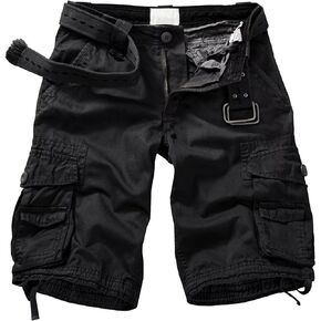 Cargo Short for Men, Relaxed Fit Camo Shorts, 11" Inseam Outdoor Hiking Casual Shorts with Multi Pocket in Kuwait