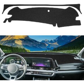 Dashboard Mats Dash Covers Pad Compatible with Kia Seltos 2021 2022 2023 2024 2025 Dash Carpet Protector