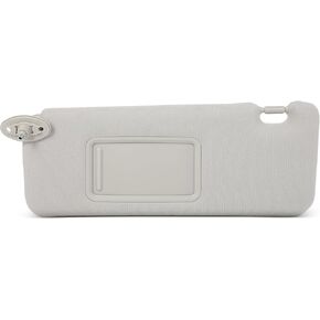 SCITOO Car Sun Visor Assbembly With Mirror Fit For 2011-2013 For Scion For tC Gray Without Sunroof(Left Driver Side)