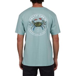 Salty Crew Blue Crabber Premium T-Shirt - Sea Foam