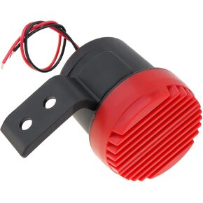 Back-up Alarm, Waterproof Reverse Beeper Horn Vehicle Auto Warning Back Up Car Reversing Alarm with Wire for Car Vehicle Truck, 12V-24V 105dB