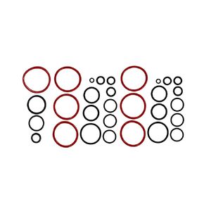 Air Suspension O-Ring Kit, Front Rear Air Suspension Valve Block O-Ring Seal Kit Fits for Land Rover LR3 LR4 Range Rover Sport