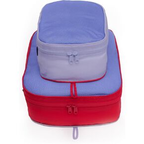BAGGU Women's Packing Cube Set Mesh Berry Mix