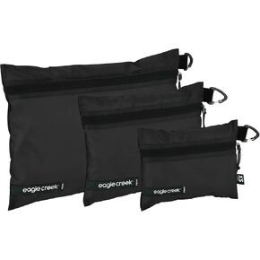 Eagle Creek Pack-It Isolate Travel Bag Set - Durable, Ultra-Lightweight and Water-Resistant with Self-Repairing Zippers, Travel Organization Essentials, XS/S/M, Black