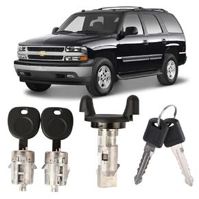 924-724 LC6177 DL5886 597638 Ignition Switch Lock Cylinder Door Lock Cylinder Compatible with Ford E150 E250 E350 1997-2008 Explorer 1997-2003 Ranger 1997-2007 Mercury Mountaineer (No Chip)
