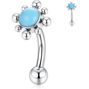 Peaklink G23 Titanium Belly Button Ring 14g Belly Betcing Jewelry Belly Belly Navel Navel Barbell Stud 8mm 10mm 12mm
