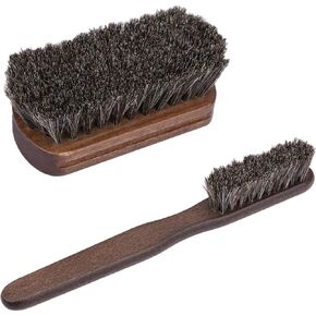 2 PCS Leather Brush Car تفاصيل ، فرشاة شعر الخيول ، فرشاة تنجيد للتنظيف ، فرشاة السيارة الداخلية ، فرشاة السجاد للسيارة ، للمقعد الداخلي للسيارة ، السجاد ، تنجيد ، أثاث وأحذية