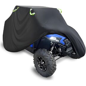 Starknightmt UTV Cover 2-3 مقاعد متضخمة ، تغطية شديدة التحمل متوافقة مع Polaris Ranger RZR General 1000 Talon Zforce Uforce 1000 مع شرائط عاكسة UTV غلاف الطقس الكامل
