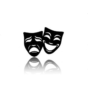 VALINSKY Comedy and Tragedy Theater Mask Metal Wall Art Mask Wall Decor Masks Laugh Cry Decor Drama Wall Decorations Theater Metal Sign for Living Room Theater Lovers Gifts in Saudi Arabia