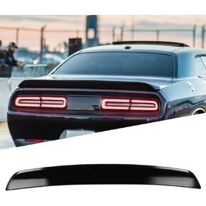 جناح Scitoo Spoiler Fits للفترة 2008-2017 لـ Dodge Challenger Matte Black SRT STRUK TRUNK SPOILER WIND