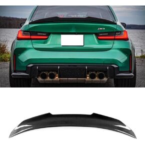 for BMW 2019-2024 G20 330i G80 M3 PSM HIGHKICK Style Real Carbon Fiber Rear Trunk Spoiler