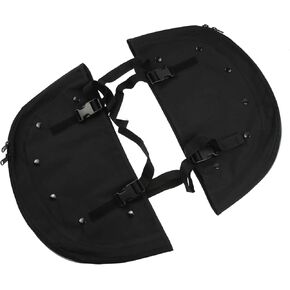 HDBUBALUS Soft Lowers Chaps Leg Warmer Bag Fit for Harley Softail Slim Fat Boy FL 1965-2017