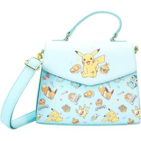 Loungefly Pokémon Cafe Crossbody Bag Pikachu و Friends with Treats Fashion Assactory