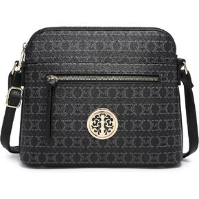 MKP COLLECTION Womens Fashion Crossbody Bag Medium Shoulder Purse with Adjustable Strap Multi Pockets for Travel Daily Use in Kuwait