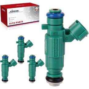 4PCS Fuel Injectors 12 Holes Compatible with Nissan Sentra L4 1.8L 2003 2004 2005 2006 Replace# 0280156159 166004Z800 FJ678