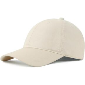 Zylioo Oversize XXL Linen Baseball Cap,Extra Large Breathable Dad Hat,Soft Crown Golf Cap for Big Heads 23"-25.5"