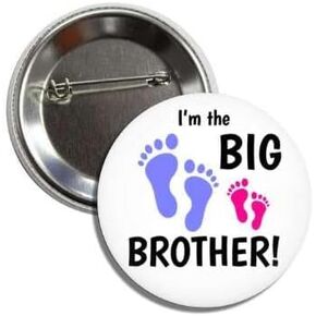 أنا أقدام Big Brother Baby Voptprints Butting Pin