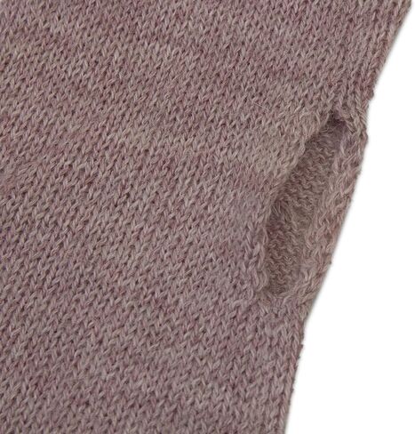 NOVICA Artisan Handmade 100% Baby Alpaca Wool Accessories Gloves Solid Fingerless Mitts Knit from Peru in Saudi Arabia