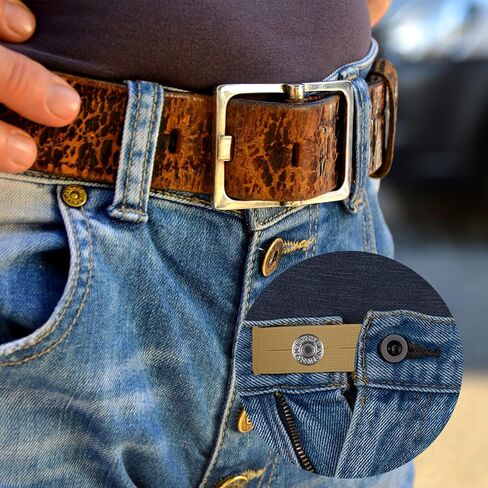 5 Pcs Elastic Pants Button Extender, Waistband Extenders for Men and Women Jeans Skirts Pants in Saudi Arabia
