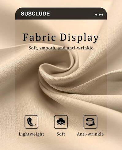 Susclude Mens Casual Dress Pants Pleated Old Money Wide Leg Baggy Pants Slacks Relaxed Fit Lightweight Work Trousers in Kuwait
