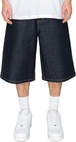 Men's Baggy Fit Essential Denim Shorts Various Designs in Kuwait