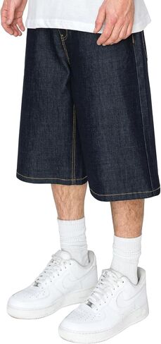 Men's Baggy Fit Essential Denim Shorts Various Designs in Kuwait