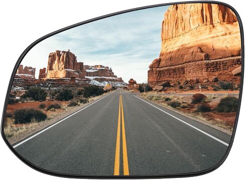 Passenger Side Mirror Replacement for Toyota Highlander 2014 2015 2016 2017 2018 2019 - Right Side Mirror Glass, Rear View Mirrors Glass with Power Heated in Saudi Arabia