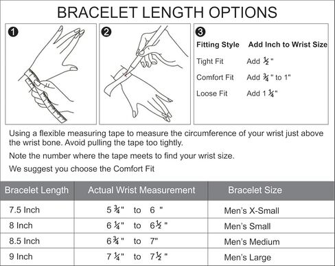 LeCalla Solid Real 925 Sterling Silver Classic Men's Link Bracelets | Italian Silver Bracelets for Men | Handmade Classic Design Chain Bracelet for Men 8, 8.5 Inches, Made in Italy in Saudi Arabia