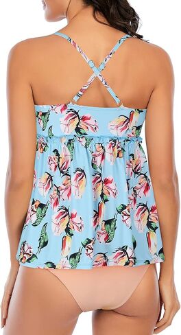 Century Star 2025 Modest Tankini Swimsuits for Women Tummy Control Tankini Bathing Suit Tops with Shorts 2 Piece Swimwear in Saudi Arabia
