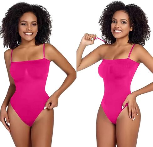 Styled Avenue Strapless Seamless Shapewear Tube Top Thong Bodysuit-Form Fitting. Runs Small-Order up a Size! in Kuwait