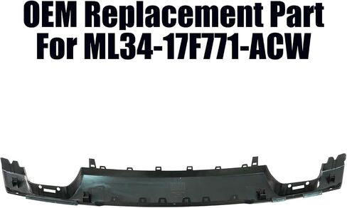 Front Bumper Skid Plate Lower Molding Trim Valance for Ford F150 2021 2022 2023 2024 OE Replacemnet ML34-17F771-ACW (Matte Black) in Saudi Arabia