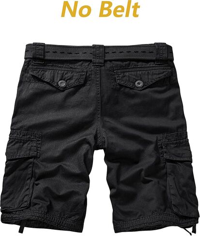 Cargo Short for Men, Relaxed Fit Camo Shorts, 11" Inseam Outdoor Hiking Casual Shorts with Multi Pocket in Kuwait